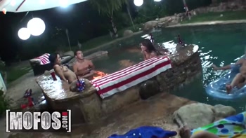 MOFOS - Fireworks Fly As Teagan Summers And Friends Get Naked And Naughty On Independence Day