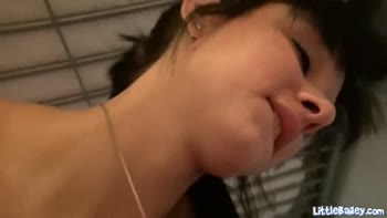 Petite Teen (18+) Sensation LittleBailey Teases Then Takes It All
