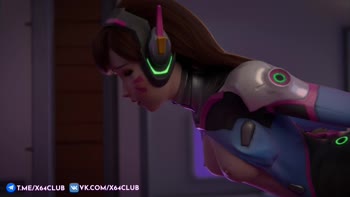 Rough Ride with Overwatch's Dva by X64CLUB