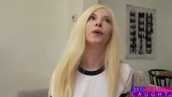 Stepbrother Seduces Petite Blonde Kenzie Reeves in Steamy Blowjob Romp