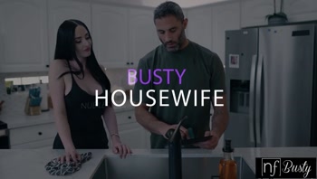 Violet Voss' Sizzling Kitchen Sex: Damon Dice Fuels Her Busty Passion