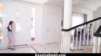 ExxxtraSmall - Tiny Teen (18+) Dominated by Tall Busty Redhead with Strapon