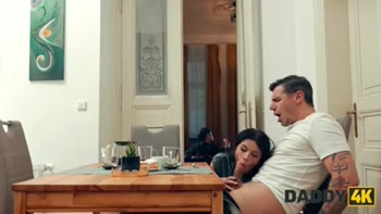 DADDY4K. My slutty GF thought I didn't know she fucked my dad