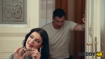 DADDY4K. My slutty GF thought I didn't know she fucked my dad