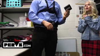 Innocent Emma Sucks Officer Giovanni's Dick and Lets Him Pound Her Pussy to Avoid Jail Time
