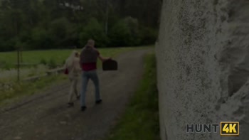 HUNT4K. Pussy Hunting in forest. Hot sex with Maya