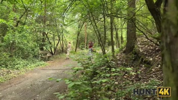 HUNT4K. Pussy Hunting in forest. Hot sex with Maya