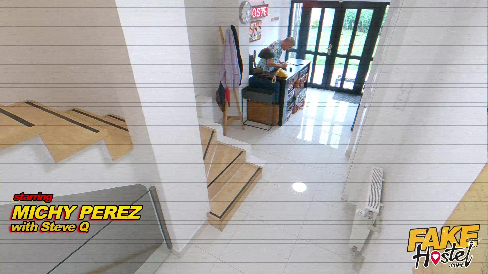 Fake Hostel - Spying on very Petite Latina Teen (18+) with Small Ass