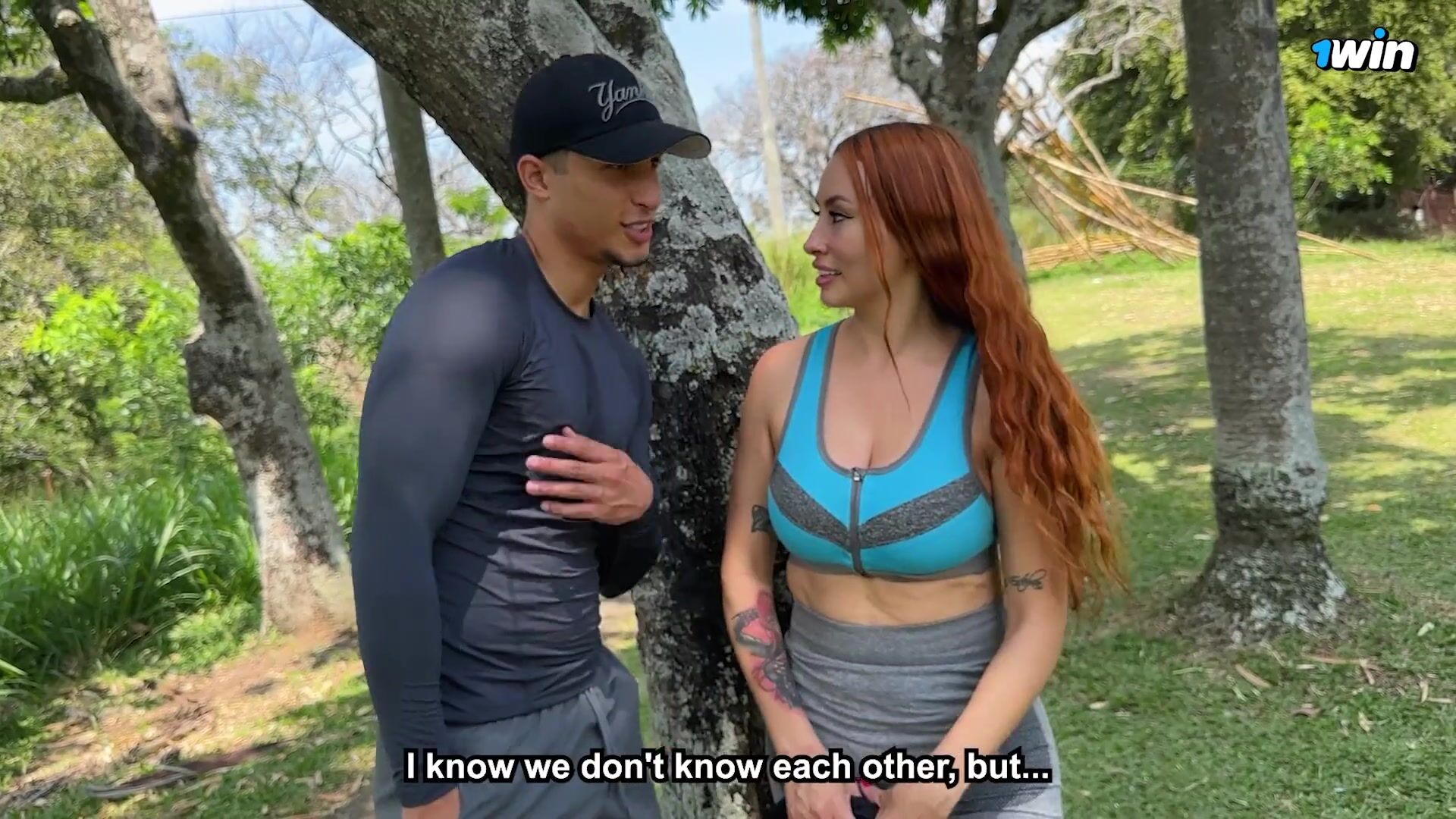 Afternoon of Exercise Ends in an Outdoor Fuck with a Stranger - Andrea Castro & Milan Rodriguez