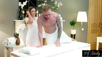 Hazel Grace - Hazel's Ultimate Massage Bliss: Big Tit Blonde Delivers Sensual Handjobs & Blowjob