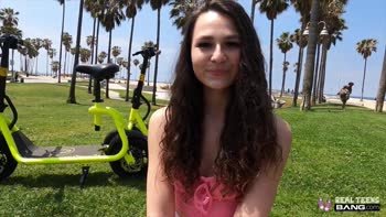 Real Teens (18+) - Girl Next Door Liz Jordan Does Her First Porn Casting
