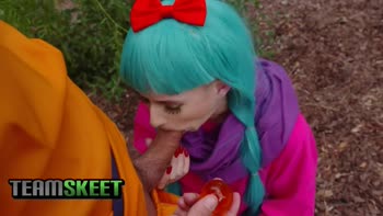 Super Saiyan Frenzy: Logan Pierce's Big Cock Creampies Teen (18+) Cosplay
