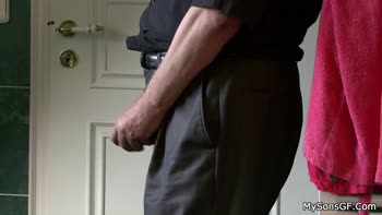 Cheating GF's Secret Desire: Dad's Cum-Filled Thrills