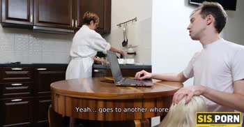 Blonde Stepsister's Secret Family Affair