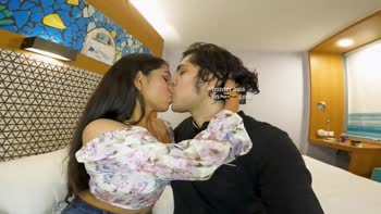 Hunter Asia's Steamy College Romance: Passionate Kissing & Cowgirl Lovemaking