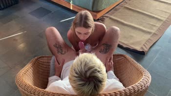 Californiababe's Step Fantasy: Petite Blonde Stepsister Anal & Blowjob