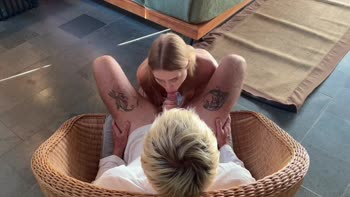 Californiababe's Step Fantasy: Petite Blonde Stepsister Anal & Blowjob