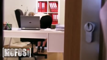 MOFOS - Slender Cristal Caitlin Opens Her Legs Welcome A Huge Dick In Her Wet Pink Pussy