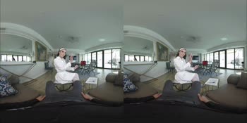 Be Delights Maddie Perez in 60FPS POV VR Threesome