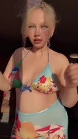 Vanilla Faith's Bikini Seduction: Racy Solo Tease