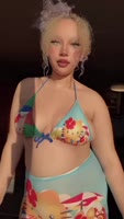 Vanilla Faith's Bikini Seduction: Racy Solo Tease