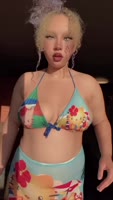 Vanilla Faith's Bikini Seduction: Racy Solo Tease