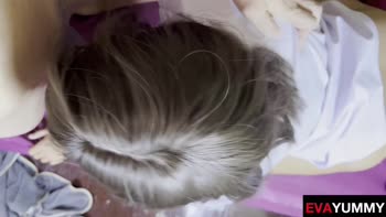 Thai School Sluts Miayabi88 & EvaYummy: Big Cock Creampie Fun