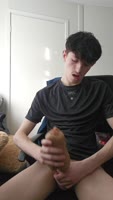 Lewishot18's Solo Session: Uncovering His Massive Uncut Cock