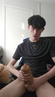 Lewishot18's Solo Session: Uncovering His Massive Uncut Cock