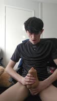 Lewishot18's Solo Session: Uncovering His Massive Uncut Cock