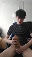 Lewishot18's Solo Session: Uncovering His Massive Uncut Cock