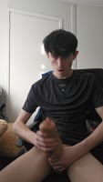 Lewishot18's Solo Session: Uncovering His Massive Uncut Cock