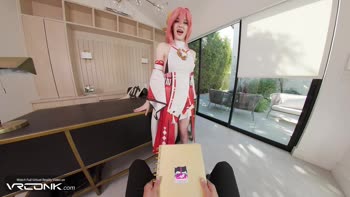 Melody Marks' Virtual Fantasy: Genshin Impact Yae Miko POV Cosplay