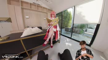 Melody Marks' Virtual Fantasy: Genshin Impact Yae Miko POV Cosplay