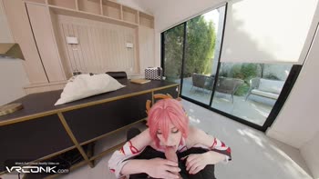 Melody Marks' Virtual Fantasy: Genshin Impact Yae Miko POV Cosplay