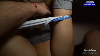 Squir7een's Petite Cheating Wife Delights in Cowgirl Riding
