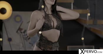 Clea Gaultier's Sultry Oiled Massage Ends in Vibrator Orgasm & Deepthroat