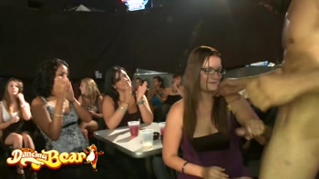 DANCING BEAR - Horny Party Girls Suck Every Cock In Sight And Get Covered In Cum By The End Of The Night