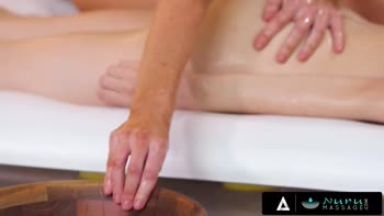 Chloe Cherry's Sensual Nuru Massage Turns into a Steamy Threesome