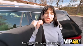 VIP4K. Lesbian Couple Tries a Stranger’s Dick Together