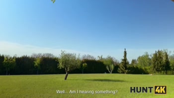 HUNT4K. Pond Pound. Hot sex with Suzie Sparklez
