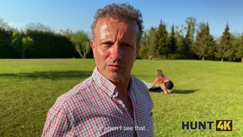 HUNT4K. Pond Pound. Hot sex with Suzie Sparklez