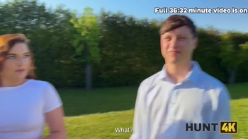 HUNT4K. Pond Pound. Hot sex with Suzie Sparklez