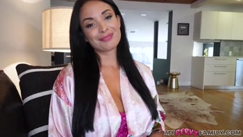 "You're Cock Is So Good" - Knock Out StepMILF Fucks Stepson