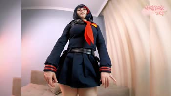 Sky Snaps' Tempting Ryuko Matoi Cosplay: POV Upskirt Teases