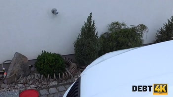 DEBT4k. Victoria Pure has sex with the collector in order to save her car