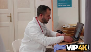 VIP4K. The Beautiful Bride, Nata Gold, seduced her Doctor right before her Wedding
