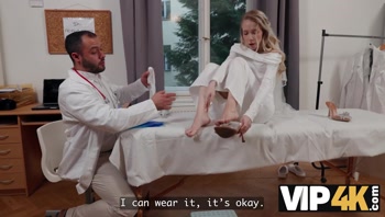 VIP4K. The Beautiful Bride, Nata Gold, seduced her Doctor right before her Wedding