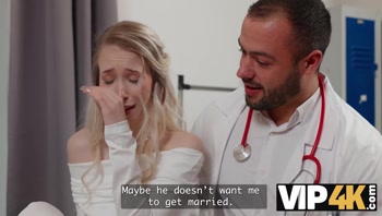 VIP4K. The Beautiful Bride, Nata Gold, seduced her Doctor right before her Wedding