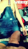 Shesexyasfuck's Cosplay Jeans Fantasy: Blow Job Delight & Anal Passion